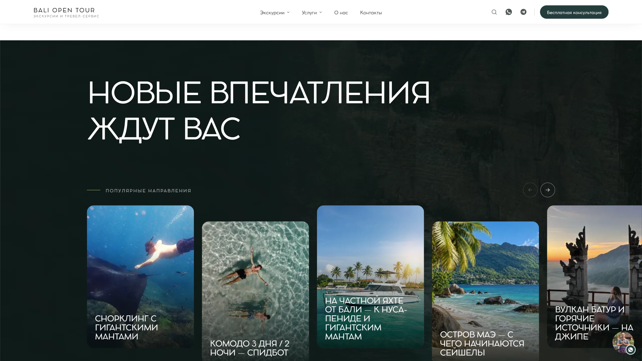 Популярные направления